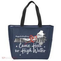 Appalachia Strong Come Hell Or High Water Mountain Tote Bag thumb 0
