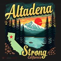 Altadena Strong California Doggie Tank thumb 4
