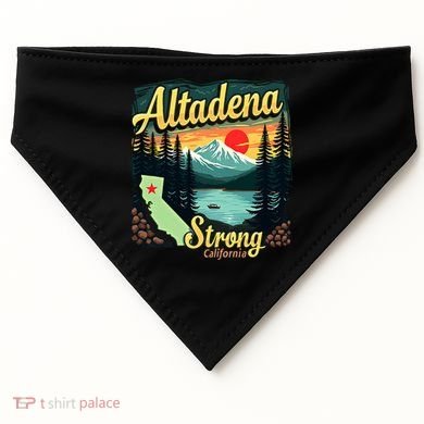 Altadena Strong California USA-Made Doggie Bandana