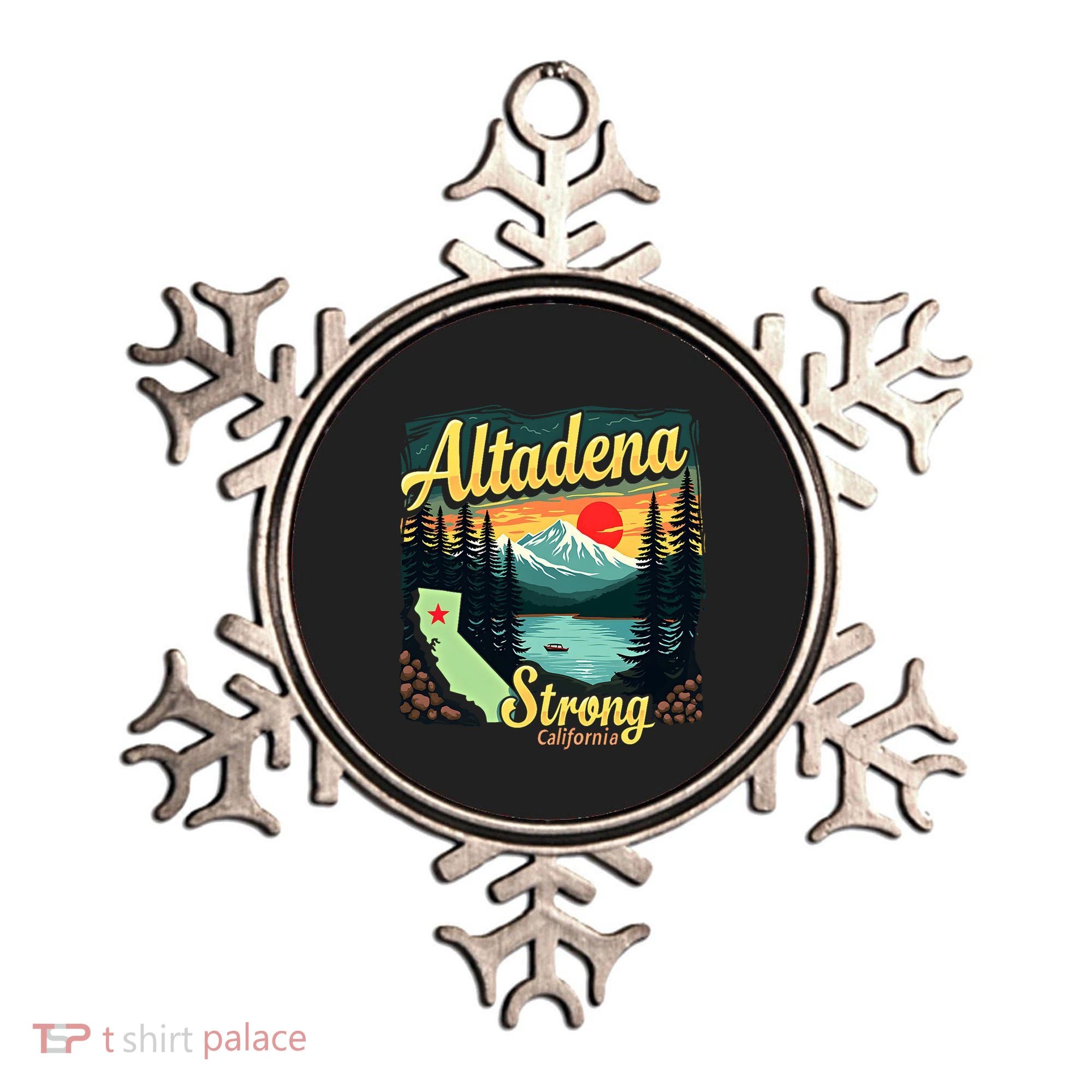 Altadena Strong California Ornament