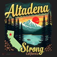 Altadena Strong California Golf Towel thumb 3