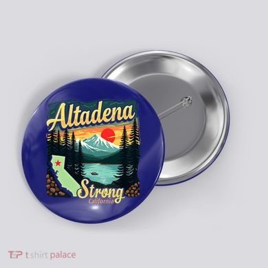 Altadena Strong California Button