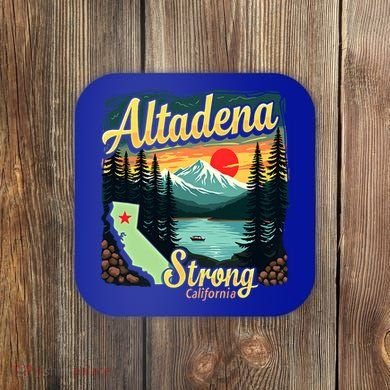 Altadena Strong California Coaster