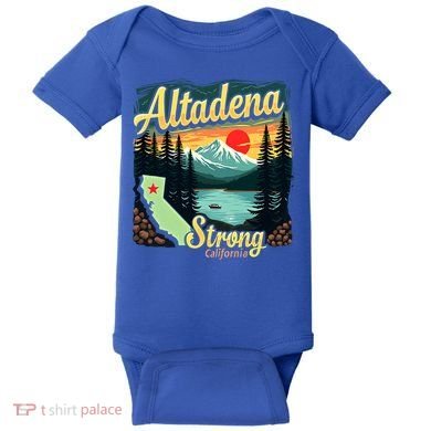 Altadena Strong California Baby Bodysuit
