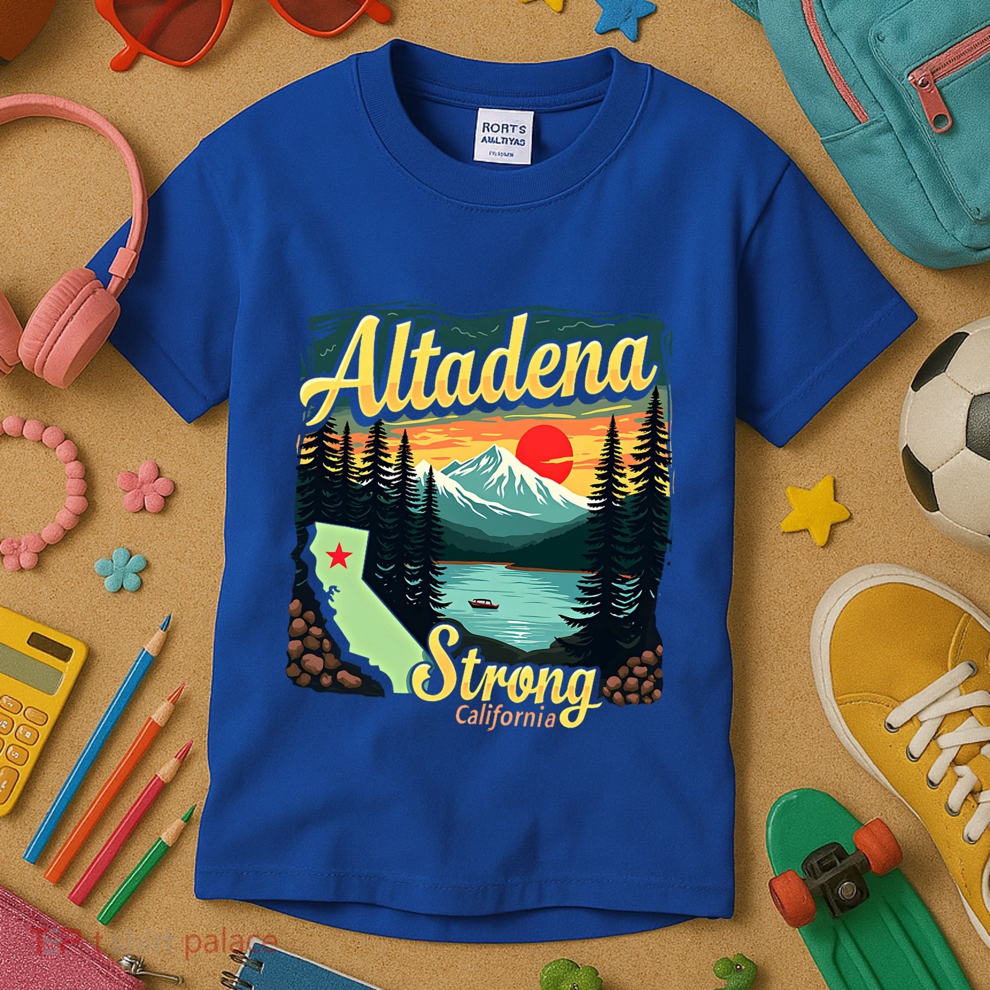 Altadena Strong California Kids T-Shirt