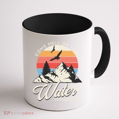 Appalachia Strong Come Hell Or High Water Mountain Coffee Mug back