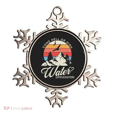 Appalachia Strong Come Hell Or High Water Mountain Ornament