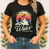 Appalachia Strong Come Hell Or High Water Mountain Women's T-Shirt thumb 2