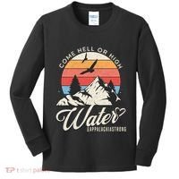 Appalachia Strong Come Hell Or High Water Mountain Kids Long Sleeve Shirt thumb 0