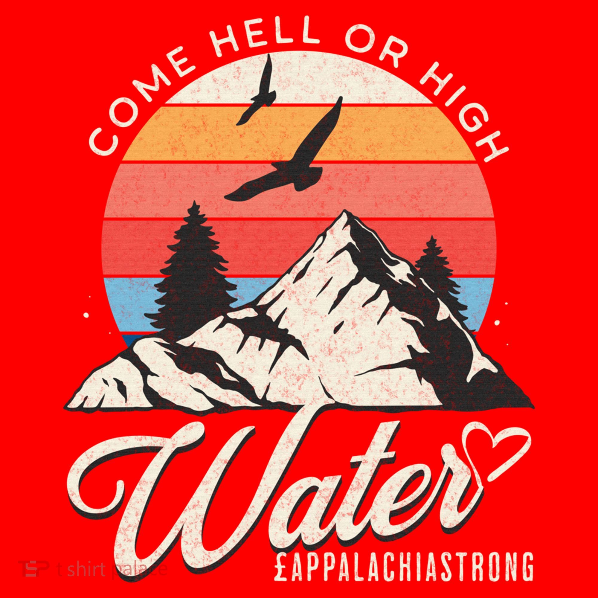 Appalachia Strong Come Hell Or High Water Mountain Santa Hat