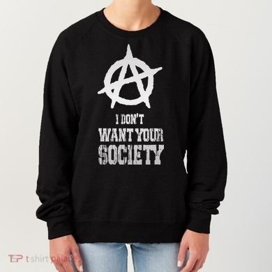 Anarchy Sign Chaos Punks Punk Rock Anarchy Women's Sweatshirt