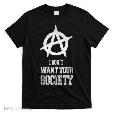Anarchy Sign Chaos Punks Punk Rock Anarchy T-Shirt