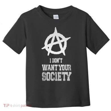 Anarchy Sign Chaos Punks Punk Rock Anarchy Toddler T-Shirt