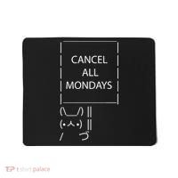 ASCII Bunny Cancel All Mondays Mousepad thumb 0