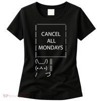 ASCII Bunny Cancel All Mondays Women's T-Shirt thumb 0