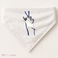 Aerial Silks Dancer Aerialist Air Yoga Acrobatics Cat Funny USA-Made Doggie Bandana thumb 0