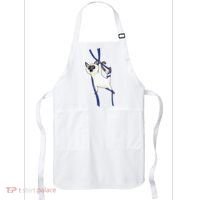Aerial Silks Dancer Aerialist Air Yoga Acrobatics Cat Funny Apron thumb 0