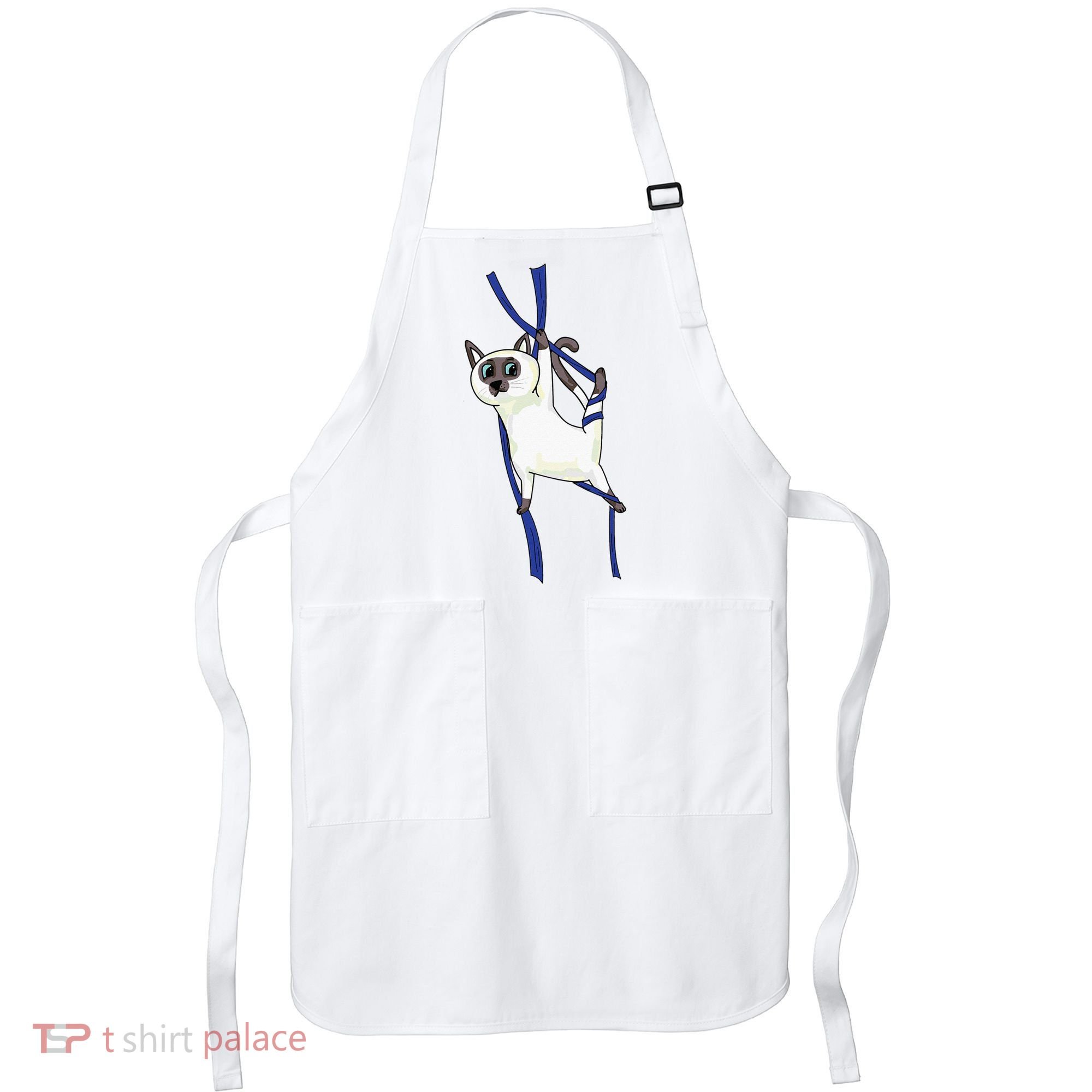Aerial Silks Dancer Aerialist Air Yoga Acrobatics Cat Funny Apron