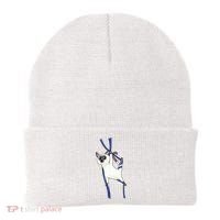 Aerial Silks Dancer Aerialist Air Yoga Acrobatics Cat Funny Beanie thumb 0