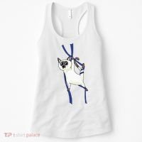 Aerial Silks Dancer Aerialist Air Yoga Acrobatics Cat Funny Women's Tank Top thumb 0