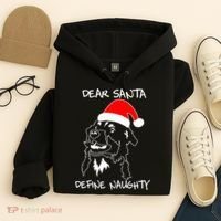 Australian Shepherd Dear Stanta Define Naughty Xmas Dog Lovers Christmas Hoodie thumb 4