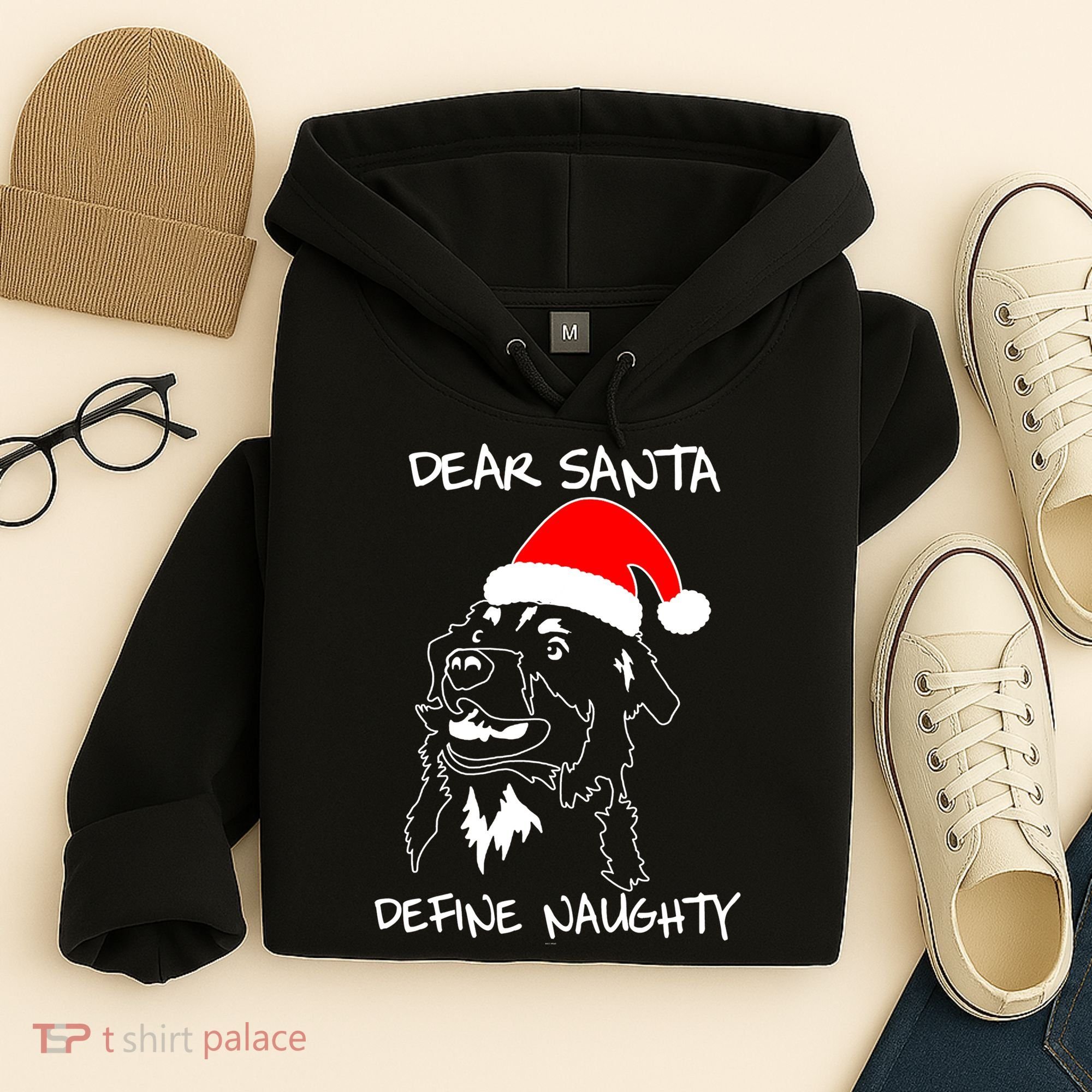 Australian Shepherd Dear Stanta Define Naughty Xmas Dog Lovers Christmas Hoodie