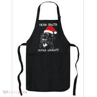 Australian Shepherd Dear Stanta Define Naughty Xmas Dog Lovers Christmas Apron thumb 0