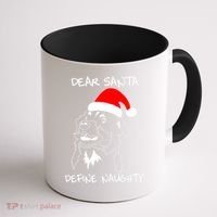Australian Shepherd Dear Stanta Define Naughty Xmas Dog Lovers Christmas Coffee Mug thumb 1