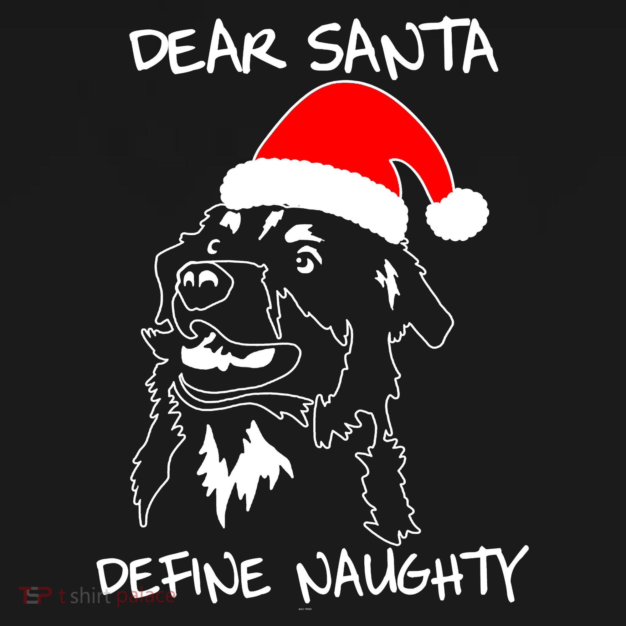 Australian Shepherd Dear Stanta Define Naughty Xmas Dog Lovers Christmas Mousepad