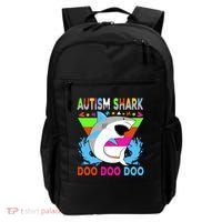 Autism Shark Doo Doo Doo Awareness Puzzle Backpack thumb 0