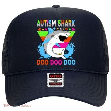 Autism Shark Doo Doo Doo Awareness Puzzle Hat