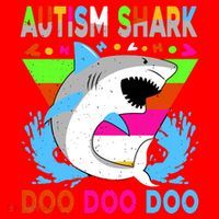 Autism Shark Doo Doo Doo Awareness Puzzle Santa Hat thumb 1