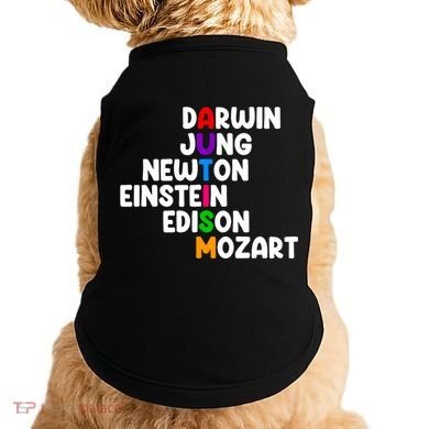 Autism Support Darwin Jung Newton Einstein Edison Mozart Doggie Tank