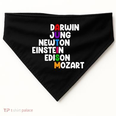 Autism Support Darwin Jung Newton Einstein Edison Mozart USA-Made Doggie Bandana