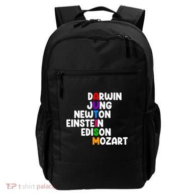 Autism Support Darwin Jung Newton Einstein Edison Mozart Backpack