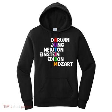 Autism Support Darwin Jung Newton Einstein Edison Mozart Women's Hoodie