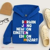 Autism Support Darwin Jung Newton Einstein Edison Mozart Hoodie thumb 4