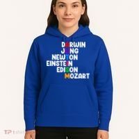 Autism Support Darwin Jung Newton Einstein Edison Mozart Hoodie thumb 5