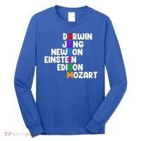 Autism Support Darwin Jung Newton Einstein Edison Mozart Long Sleeve Shirt thumb 0