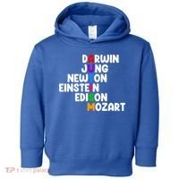Autism Support Darwin Jung Newton Einstein Edison Mozart Toddler Hoodie thumb 0