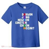 Autism Support Darwin Jung Newton Einstein Edison Mozart Toddler T-Shirt thumb 0