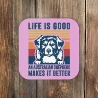 Australian Shepherd Dog Gifts Men Women Australian Shepherd Coaster thumb 0