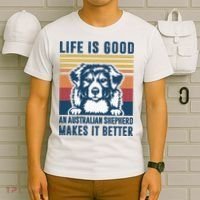 Australian Shepherd Dog Gifts Men Women Australian Shepherd T-Shirt thumb 6