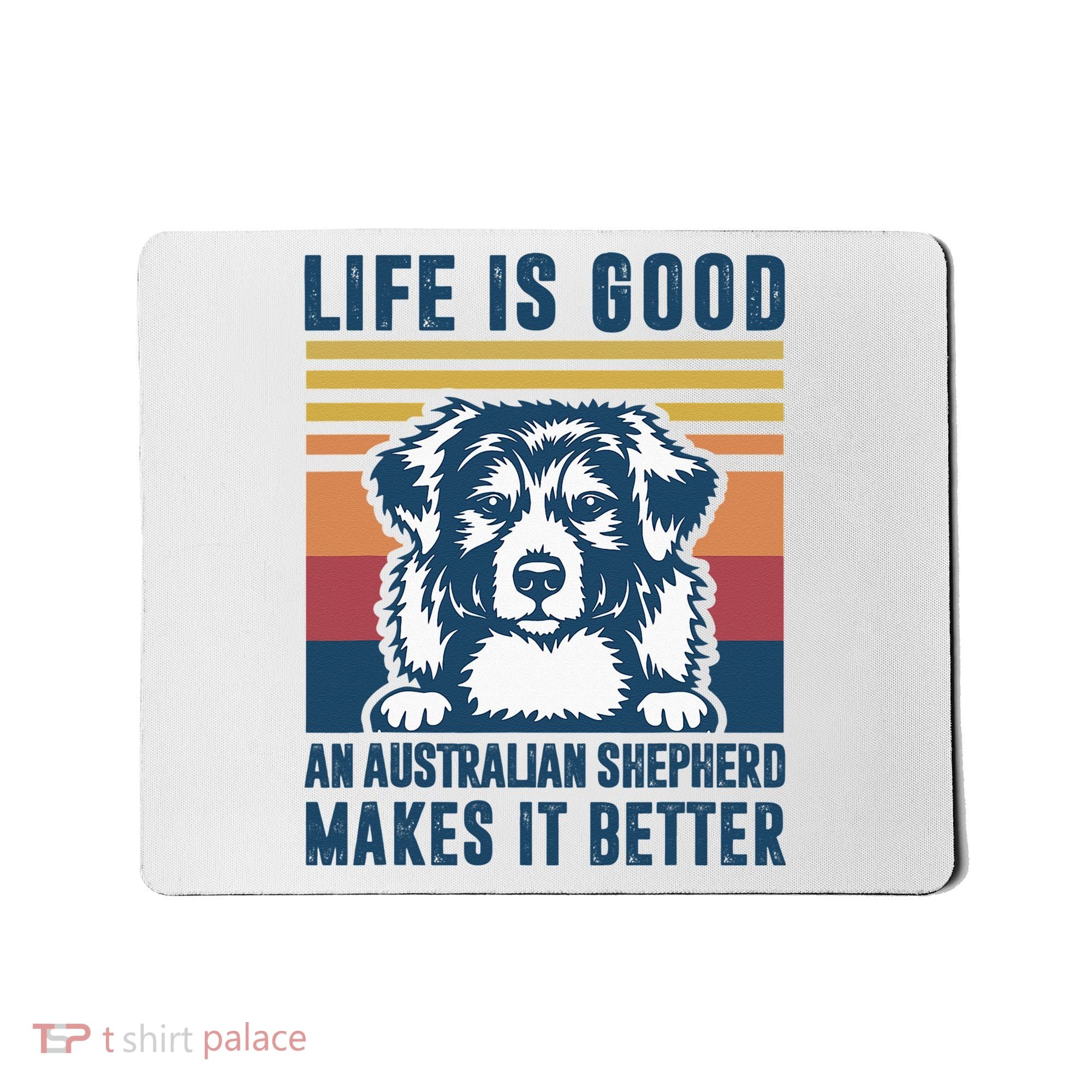 Australian Shepherd Dog Gifts Men Women Australian Shepherd Mousepad