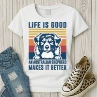 Australian Shepherd Dog Gifts Men Women Australian Shepherd Women's T-Shirt thumb 3