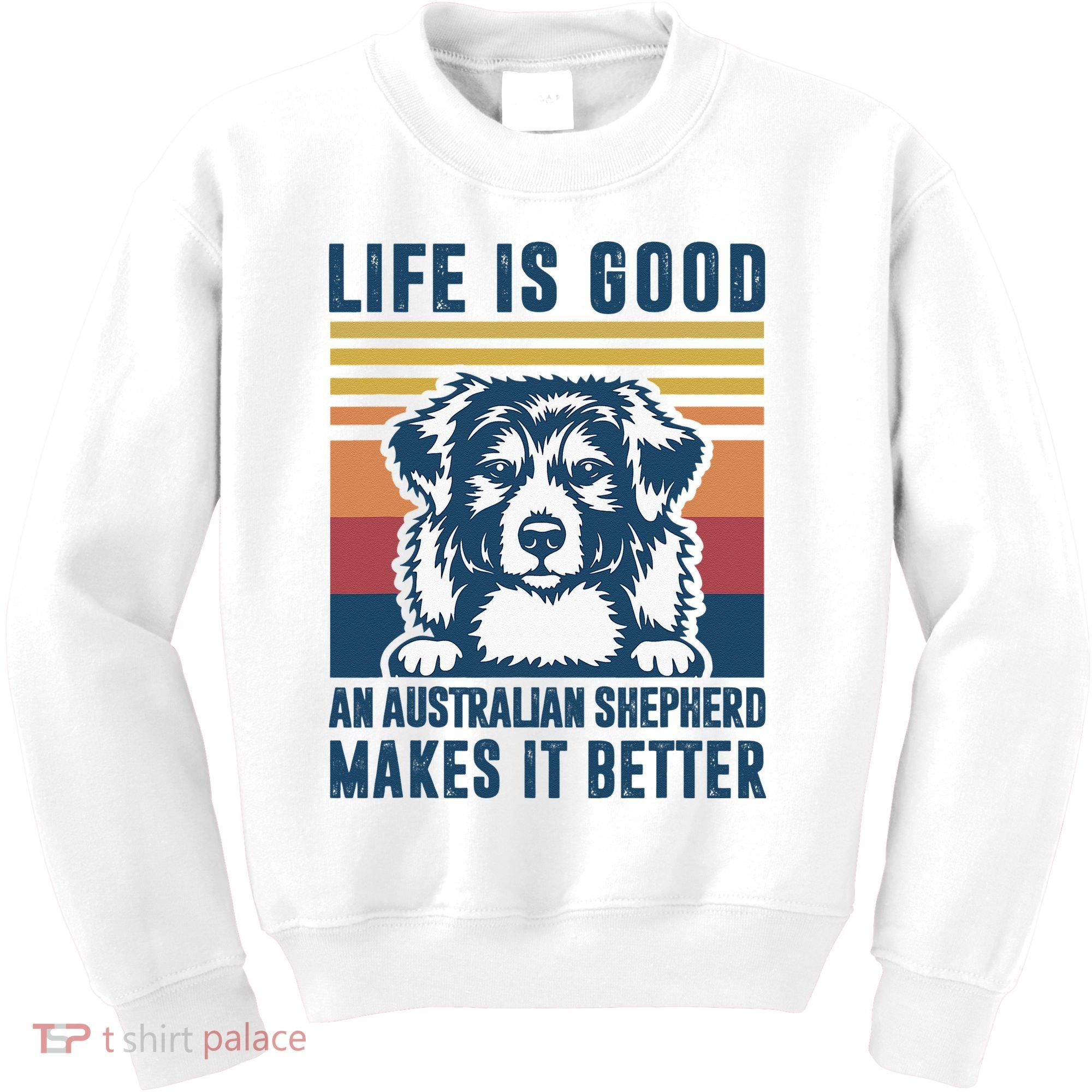 Australian Shepherd Dog Gifts Men Women Australian Shepherd Kids Sweatshirt