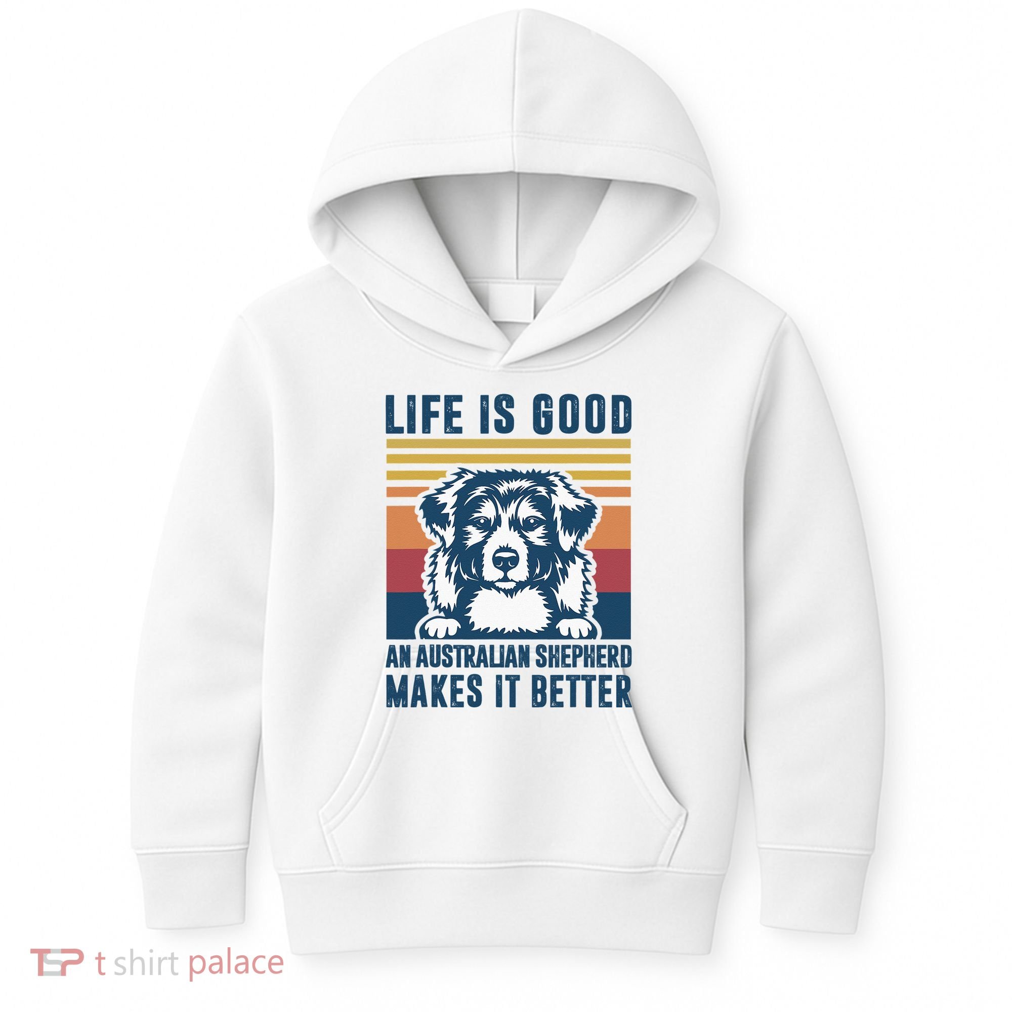 Australian Shepherd Dog Gifts Men Women Australian Shepherd Kids Hoodie