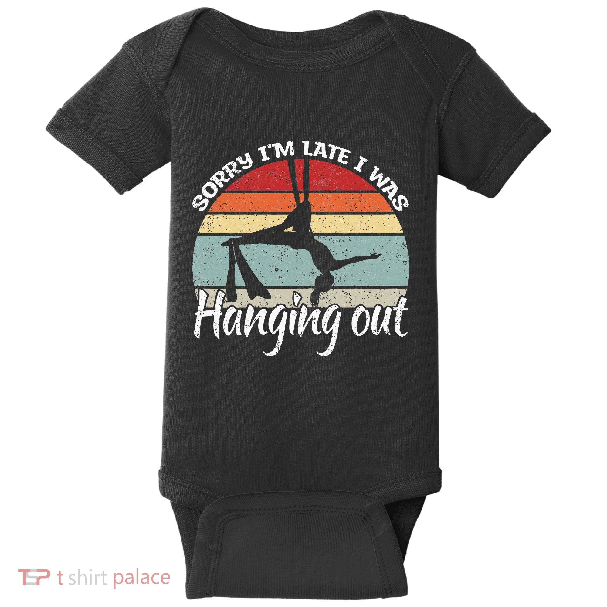 Aerial Silk Dancer Aerialist & Aerial Yoga Baby Bodysuit