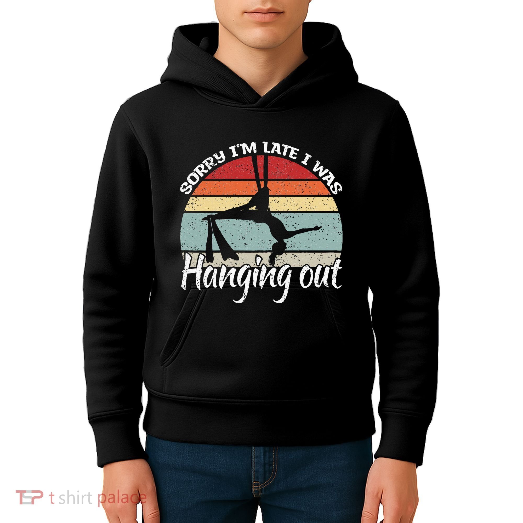 Aerial Silk Dancer Aerialist & Aerial Yoga Kids Hoodie
