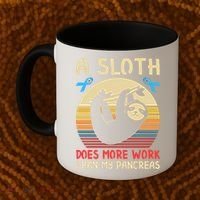 A Sloth Does More Work Than My Pancreas Coffee Mug thumb 2